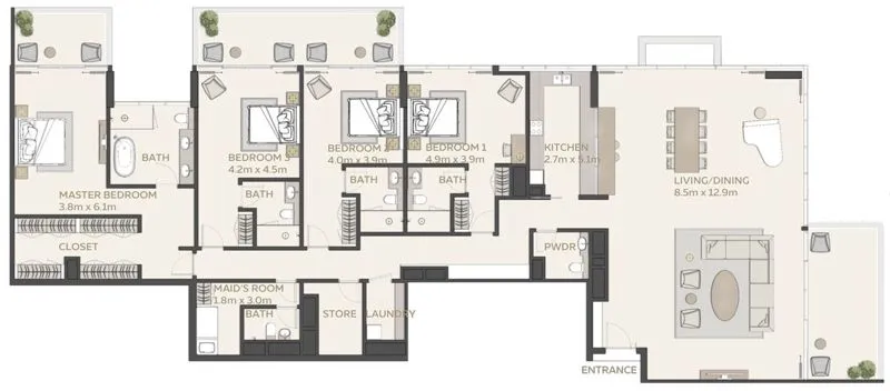 4 Bedroom